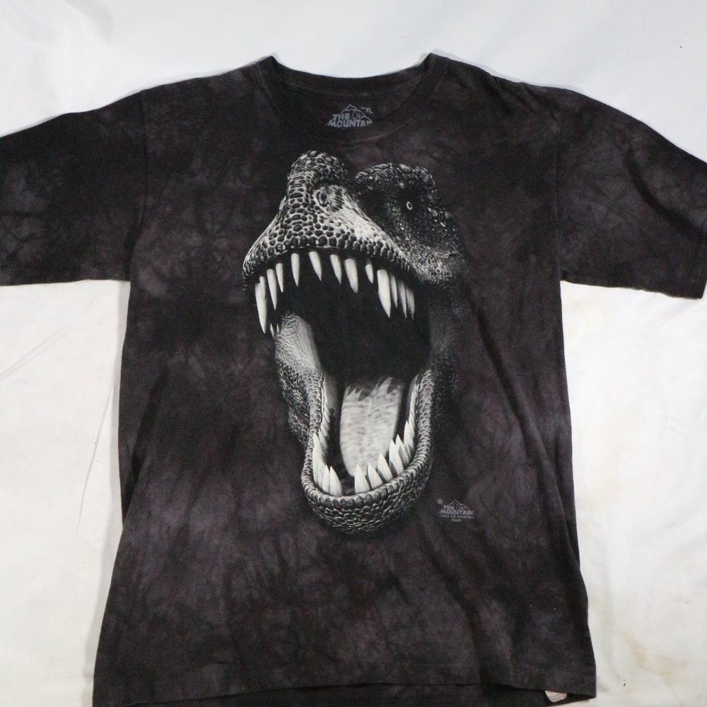 2013 THE MOUNTAIN T-REX Tie Dye S/S T-Shirt Sz XL Youth - Picture 1 of 11